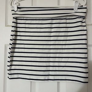 CHAROLETTE RUSE stripped bodycon skirt